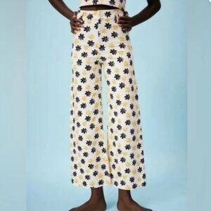 ZARA The Marine Straight Raw Hem Floral Jean Blogger Fave Size 4